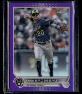 Actualización 2022 Topps Chrome #USC4 Mike Brosseau Purple Refractor Milwaukee Brewers - Imagen 1 de 2