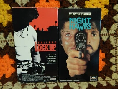 Lock-Up + Nighthawks (VHS x 2) Stallone Action Video LOT (FREE SHIP.) - Image 1 of 4