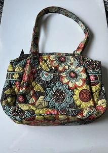 Vera Bradley Floral Shoulder Bag Purse Quilted Colorful - Picture 1 of 12