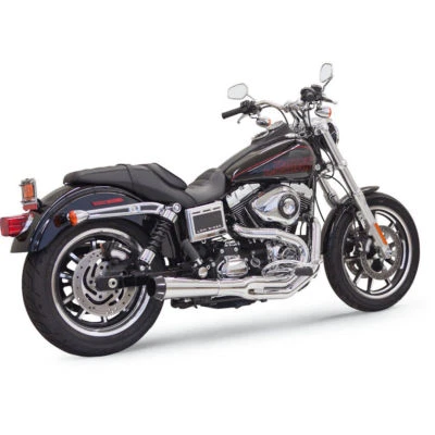 Bassani Road Rage II Mega Power 2:1 Exhaust for 1991-2017 Harley Dyna Chrome  - Image 1 of 2