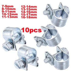 Mini Hose Jubilee HOSE Clip Stainless Clamp Fuel Line Petrol Pipe Clamps Clips - Picture 1 of 17