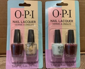 Set Of 2: Brand New. OPI Mini Nail Polish set. FREE SHIPPING - Picture 1 of 8