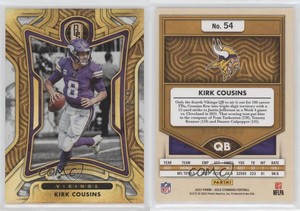2022 Panini Gold Standard White Gold /49 Kirk Cousins #54