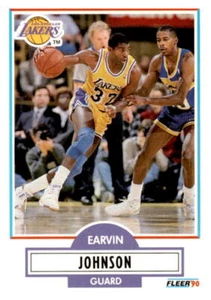 1990 Fleer #93 Magic Johnson Neuwertig - Bild 1 von 2