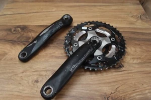 Kurbelgarnitur Shimano Deore FC-M480 VIA Japan 175 mm 22/32/42 IG von 2002 - Bild 1 von 14