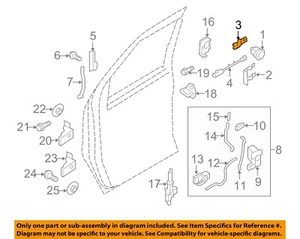 FORD OEM 07-17 E-150 Front Door Lock Hardware-Lever YL3Z1521971AB - Picture 1 of 2