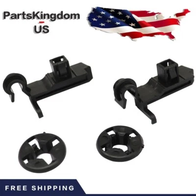 us 2x Hood Support Prop Rod Holder clips Grommet For Toyota Corolla RAV4 4Runner - Image 1 of 4