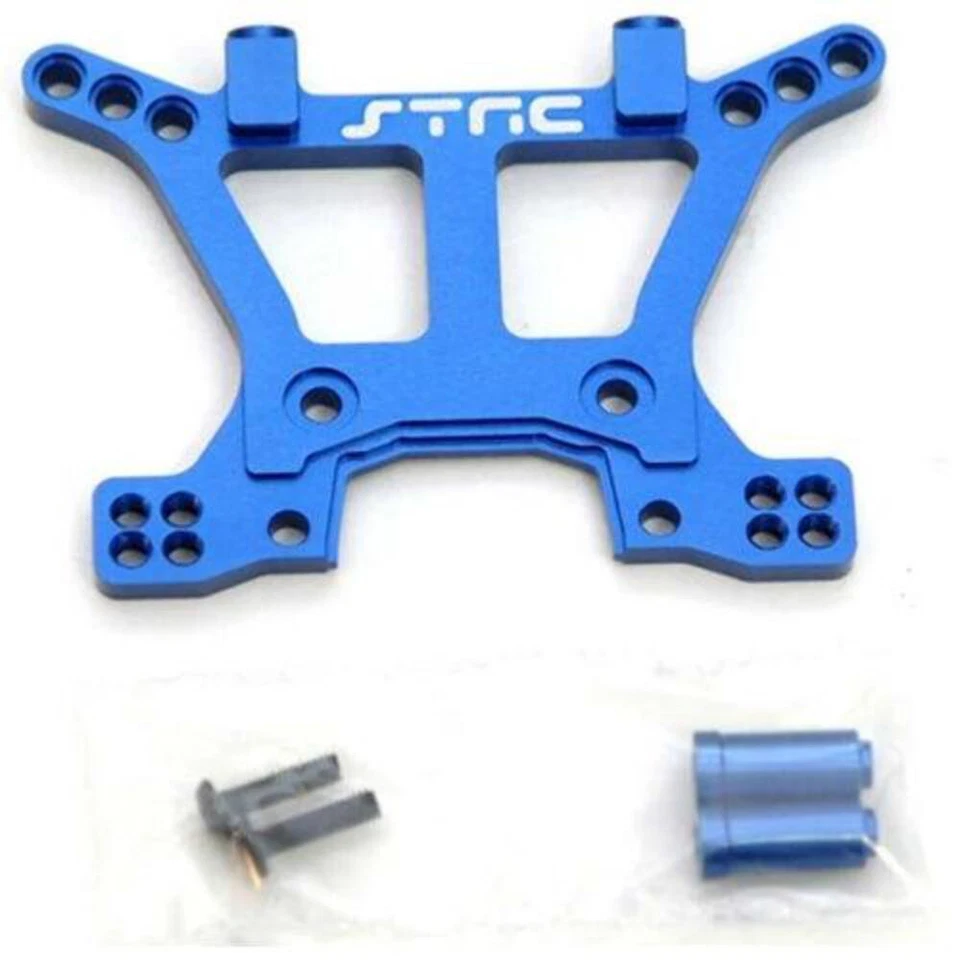 NEW ST Racing Traxxas Slash 4x4 CNC Aluminum HD Front Shock Tower (Blue) ST6839B - Image 1 of 1