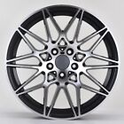 19" W709 Black Machine Staggered Wheels Rims Fits Bmw F10 5 Series Xdrive Only