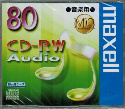Maxell CD-RW AUDIO  1 psc for stationary audio recorders  MULTIPLE RECORDING - Image 1 of 4