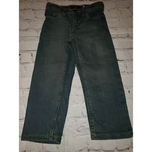 NWT Boys Size 4 Original Straight Leg Arizona Jean Co Jeans snap closure - Picture 1 of 2