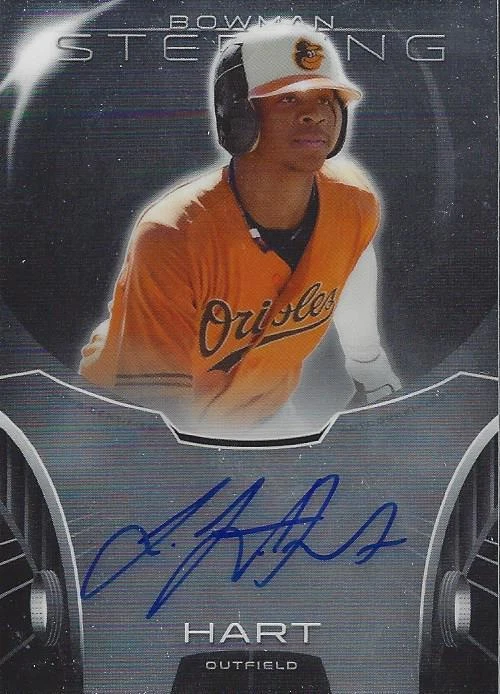 Josh Hart Baltimore Orioles 2013 Bowman Sterling Signed Card  - Image 1 of 1