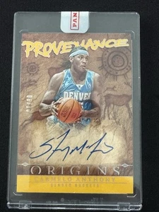 2024-25 Panini Origins CARMELO ANTHONY Provenance Autographs GOLD 08/10 Encased - Picture 1 of 3