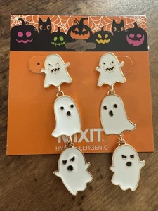 NEU Mixit goldfarbene Ohrhänger Geist Halloween - Bild 1 von 1