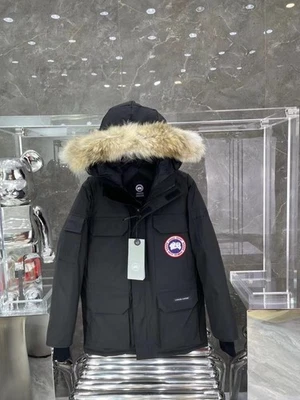 Frete grátis Jaqueta Masculina Canada Goose Preta Preferida no Inverno - Imagem 1 de 4