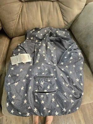 JJ Cole Gray Baby Car Seat Cover Winter Rain Wind Protect - Image 1 of 3