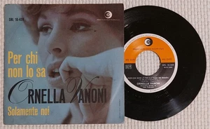 ORNELLA VANONI / PER CHI NON LO SA - SOLAMENTE NOI - 7" (Italy 1966) - Imagen 1 de 1