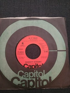 BARRETT STRONG IT IS TRUE 45-RARE NORTHERN SOUL PROMO-Mint - Picture 1 of 2