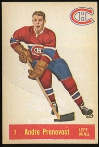 Parkhurst #7 Andre Pronovost Montreal Canadiens 1957-58 - Imagen 1 de 2