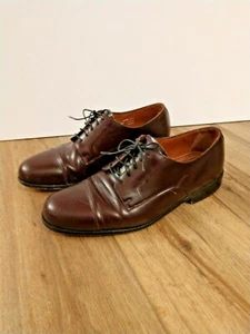 Men's Bostonian Classics First Flex Cap Toe Dress Shoes Oxfords Burgundy 10.5 M - Picture 1 of 10