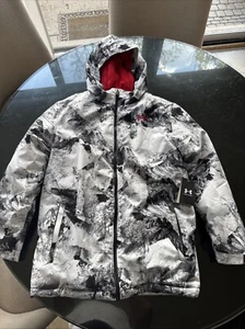 New UnderArmour Ski/Snowboard Storm Session Full Zip Jacket White/Black Size YXL - Picture 1 of 9