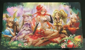 Yugioh - Traptrix Spot Holographic Rubber Playmat Amanda LaPalme - Picture 1 of 2