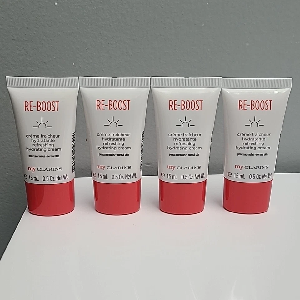 Crema hidratante refrescante Clarins My Clarins RE-BOOST .5 oz/15 ml paquete x4 - sellada Foto 1 de 1
