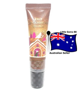 BATH & BODY WORKS Jolly Gingerbread Village LIP GLOSS 14ML - Picture 1 of 1