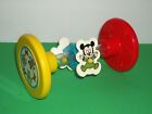 Vintage Disney Babies Flip Spin &amp; Roll Beads Baby Toy Donald Duck &amp; Mickey Mouse
