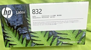 HP 832 Ink Mix Container 4UV83A for HP Latex 700W Printer Y0U21-67220 EXP 06/26 - Afbeelding 1 van 11