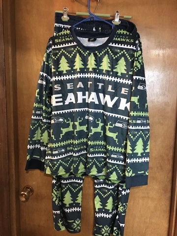 NFL Team Apparel Seattle Seahawks Pajamas Size XL Cover