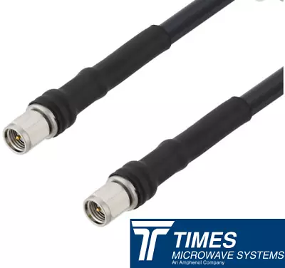 LMR-240 Times Microwave Coaxial Cable Assembly SMA male Connectors low loss LMR - Image 1 of 3