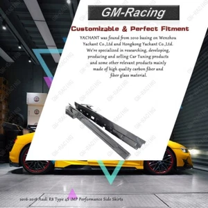 Kits de carrocería de faldones laterales de rendimiento iMP de fibra de carbono para 2016-2018 R8 tipo 4S - Imagen 1 de 21