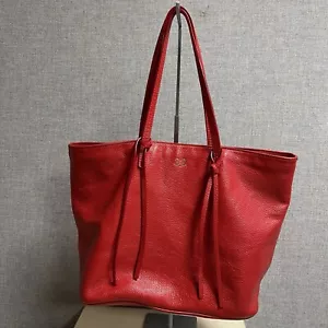 Borsa tote italiana Johnny Was in pelle di ciottoli rossi - Foto 1 di 16