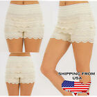 Crochet Tiered Lace Short Skirt Pants shorts Cotton Super Cute S/M M/L 