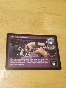 WWE WWF Raw Deal CCG - J.R. Style Clubberin' - Picture 1 of 1