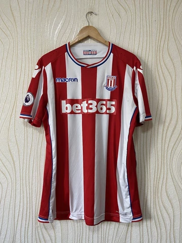 STOKE CITY 2016 2017 HOME FOOTBALL SHIRT SOCCER JERSEY #22 SHAQIRI sz XXL Cover