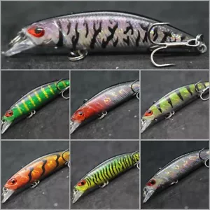 Jerkbait Fishing Lure Bait wLure 2 inch Tight Wobble Slow Sinking M777 - Picture 1 of 79
