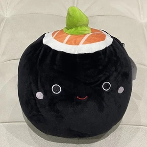 Malvaviscos Shozo Negro Sushi Rollo 8" Peluche Nuevo con Etiqueta - Imagen 1 de 3