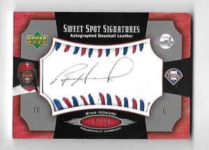 Ryan Howard 2005 cubierta superior Sweet Spot Signatures automático punto rojo azul/30 - Imagen 1 de 2