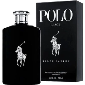 Polo Black by Ralph Lauren Eau de Toilette EDT Spray 200ml For Men - Picture 1 of 2