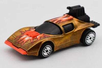 Hot Wheels Ultra Hots Flame Runner oro 1984. Made in Malyasia - Immagine 1 di 4