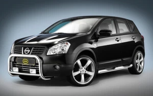 Nissan Qashqai Bj. 07-17: COBRA Seitenschutzrohre mit Tritt (OEM), TÜV - Bild 1 von 2