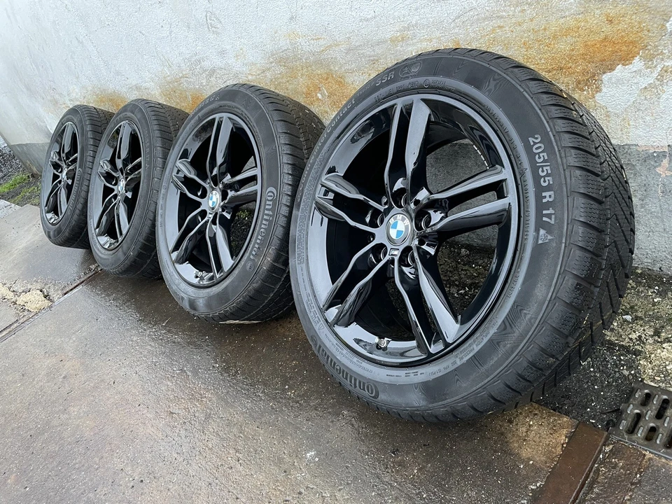 Winterräder 17 Zoll BMW 2er AT F45 GT F46 Doppelspeiche M483 Runflat RDK 7-8mm - Bild 1 von 4