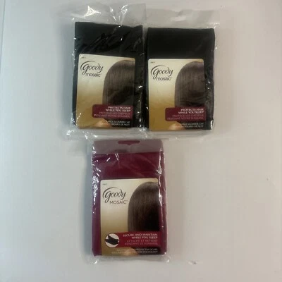 Bufanda protectora multiusos Goody Mosaic segura mantener el estilo del cabello dormir Foto 1 de 3