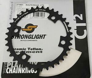 Stronglight Road CT2 FC-9000 Chainring Shimano Dura Ace Ceramic 110bcd 36T Black