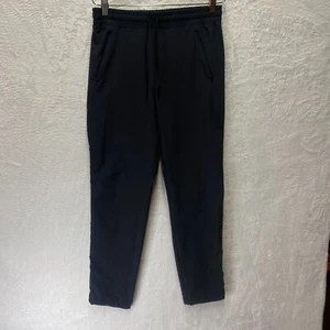 Mondetta Pants Women's Medium Black Casual High Rise Zip Pockets Elastic Waist - Picture 1 of 13