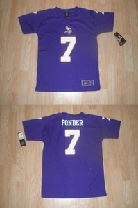 Youth Minnesota Vikings Christian Ponder L (14/16) NWT NFL Team Apparel Jersey - Picture 1 of 1