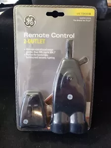 GE Outdoor Wireless Remote Control 2-Outlet 58340WG - Brand New - Picture 1 of 2