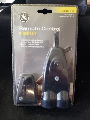 GE Outdoor Wireless Remote Control 2-Outlet 58340WG - Brand New - Image 1 of 2